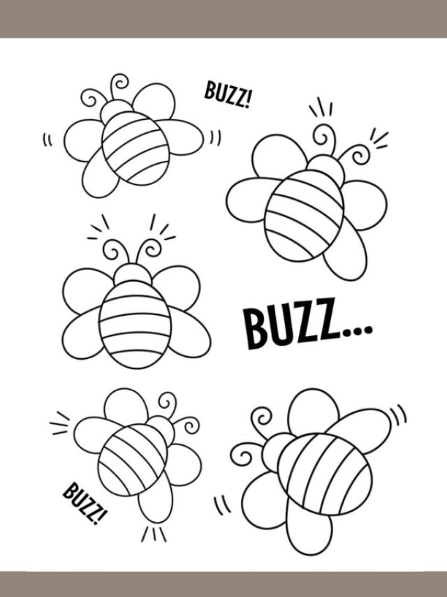 tô màu con ong 11