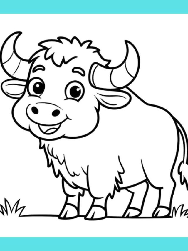 tô màu con trâu (8)