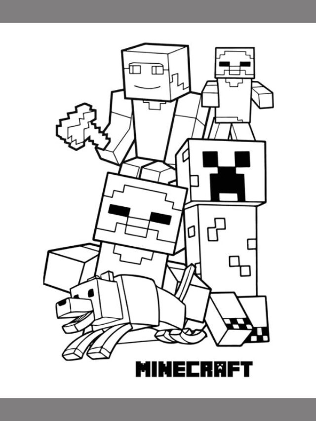 tô màu minecraft (2)