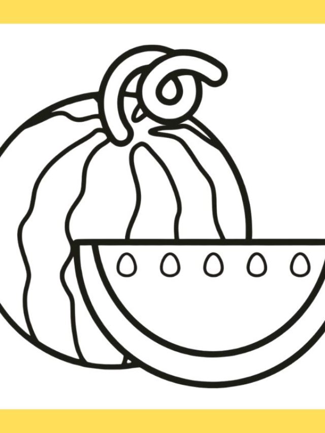 tô màu quả dưa hấu (11)