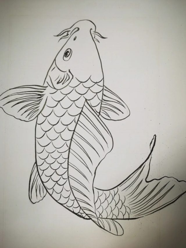 tranh cá chép hóa rồng 33