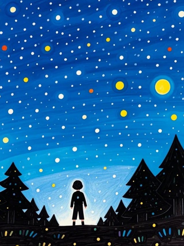 tranh đêm đầy sao 29
