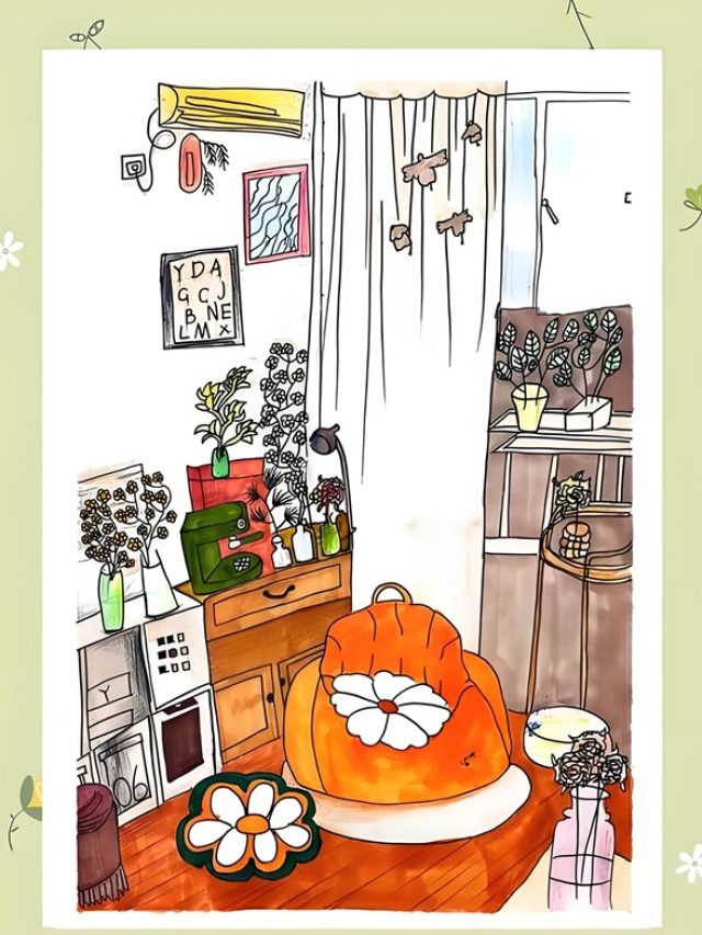 tranh góc học tập 22