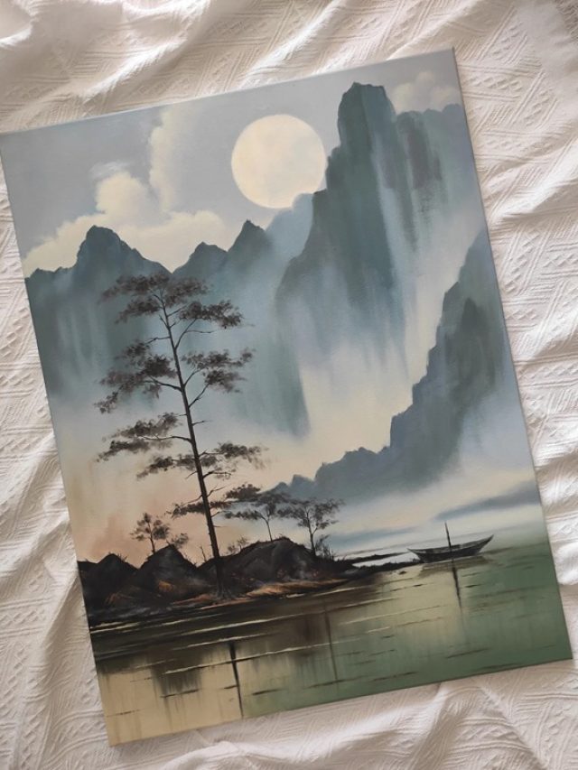 tranh sơn dầu phong cảnh 29