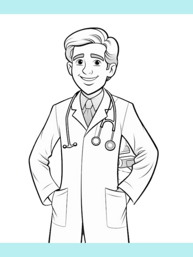 tranh tô màu bác sĩ (18)