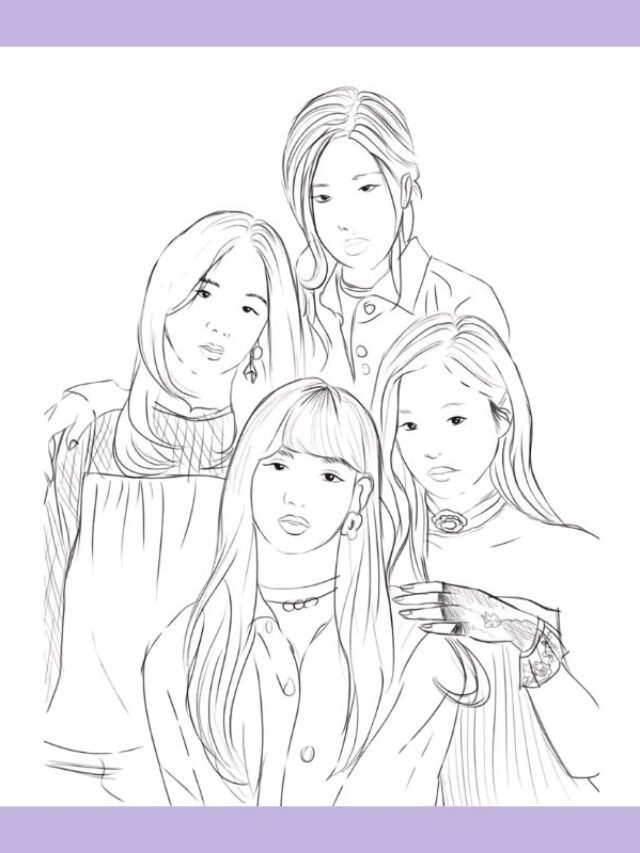 tranh tô màu blackpink chibi (10)