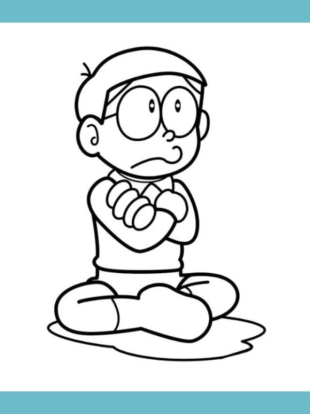 tranh tô màu nobita (17)