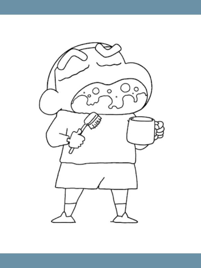 tranh tô màu shin cậu bé bút chì (15)