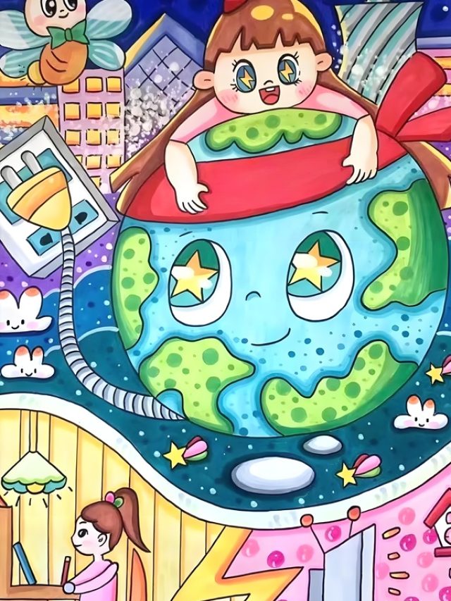 tranh vẽ tiết kiệm điện 24