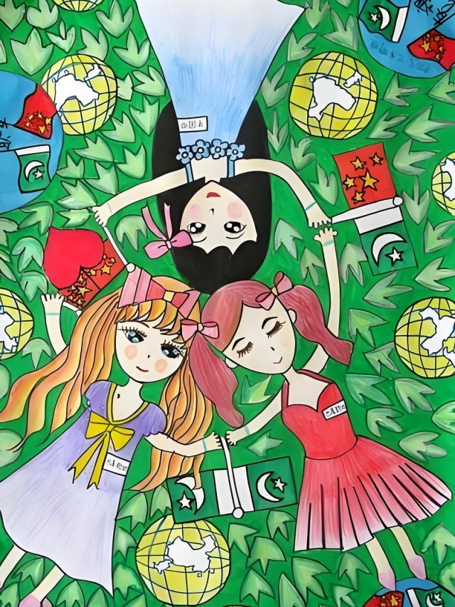 tranh vẽ về tình bạn thân 35