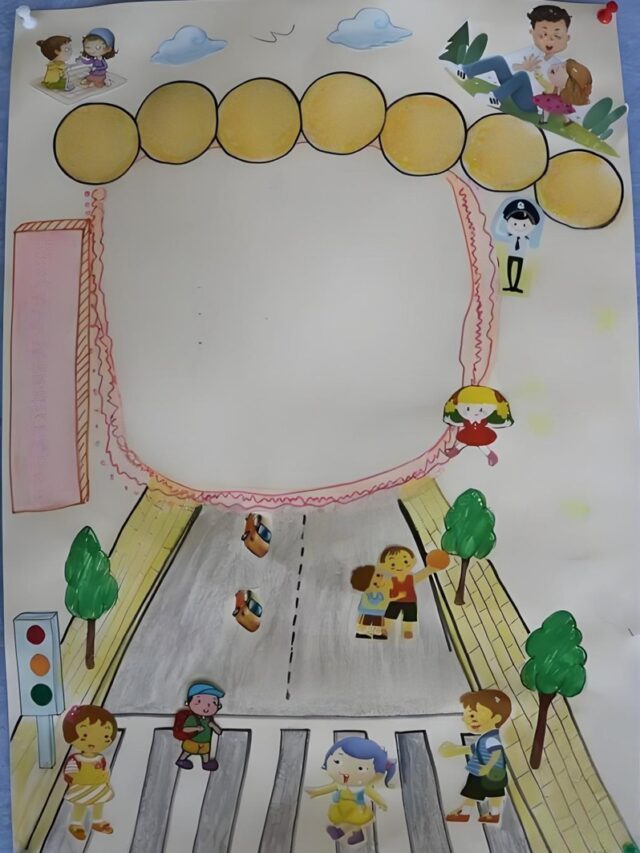 vẽ tranh an toàn giao thông