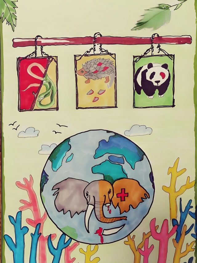 vẽ tranh bảo vệ động vật​ 24