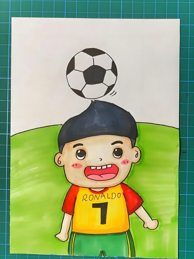 vẽ tranh đá bóng 14