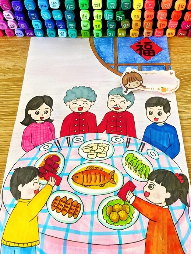 vẽ tranh đề tài lễ hội ngày tết 31