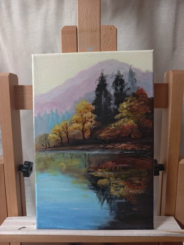 vẽ tranh đề tài phong cảnh mùa thu 31