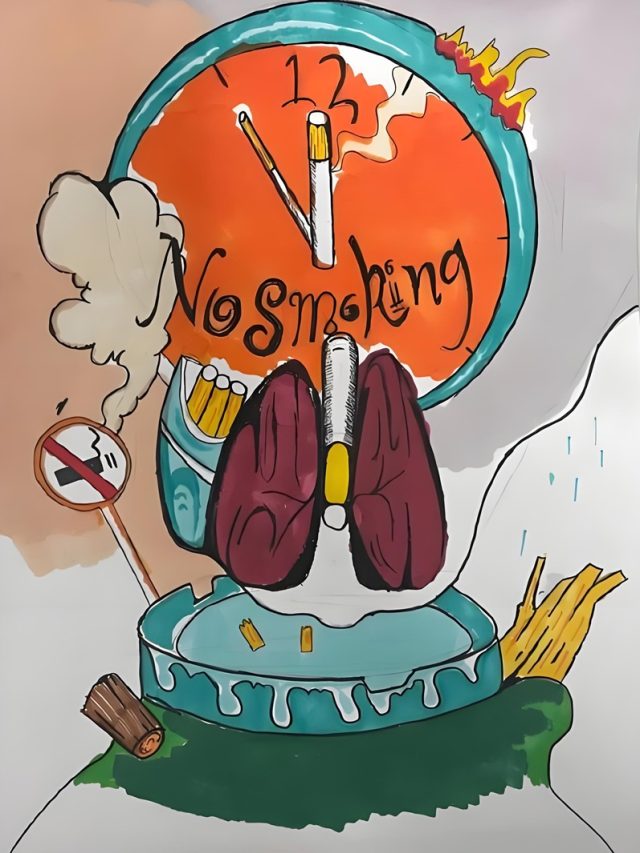 vẽ tranh phòng chống tác hại của thuốc lá 33