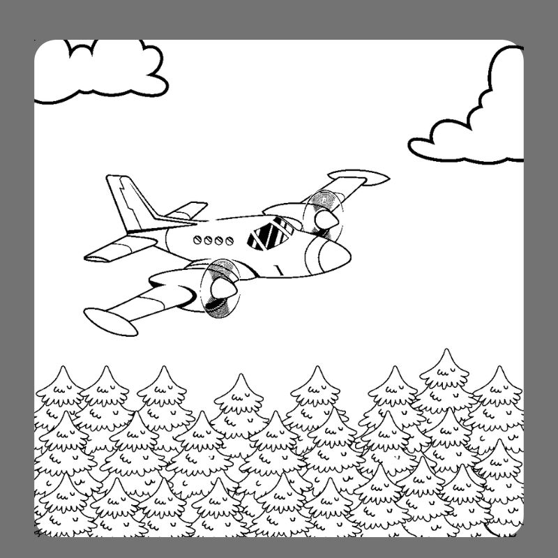 máy bay chiến đấu tô màu
