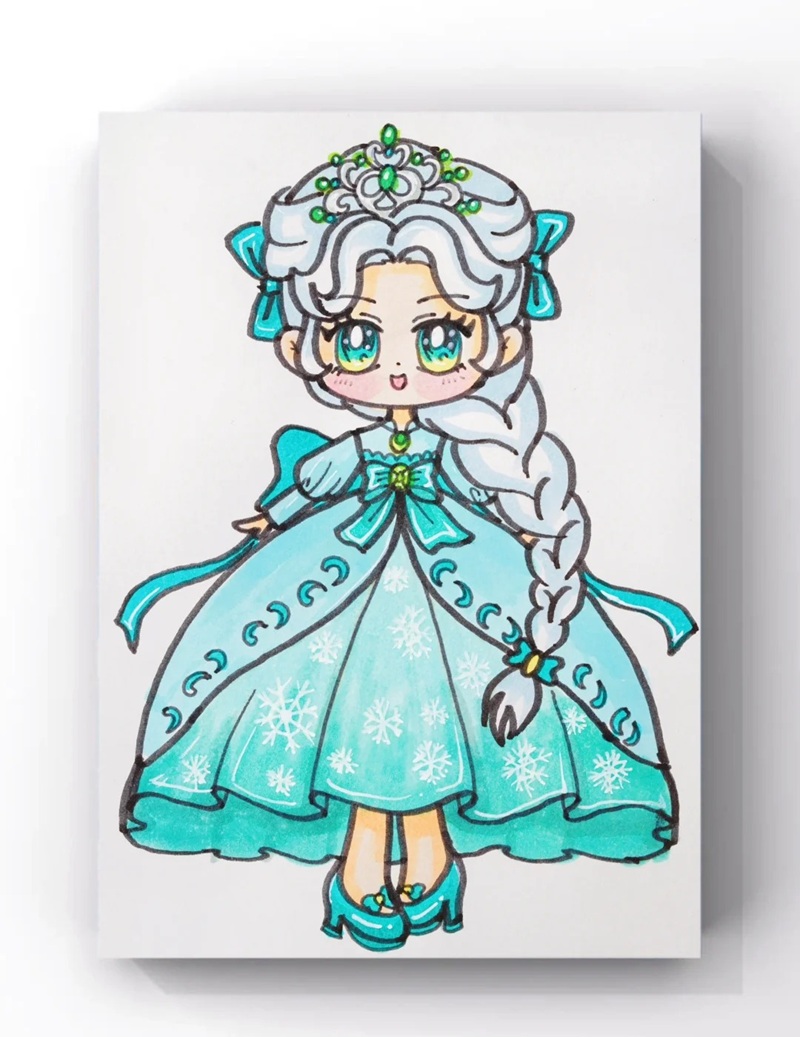 những bức tranh vẽ công chúa đẹp nhất