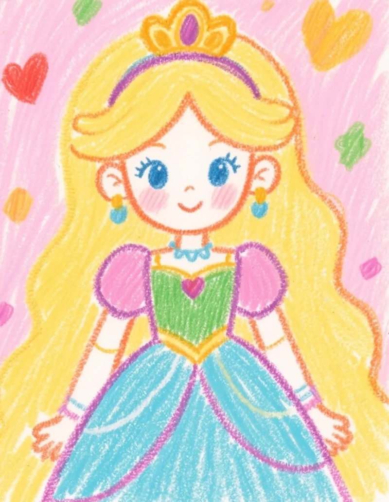 những bức tranh vẽ về công chúa