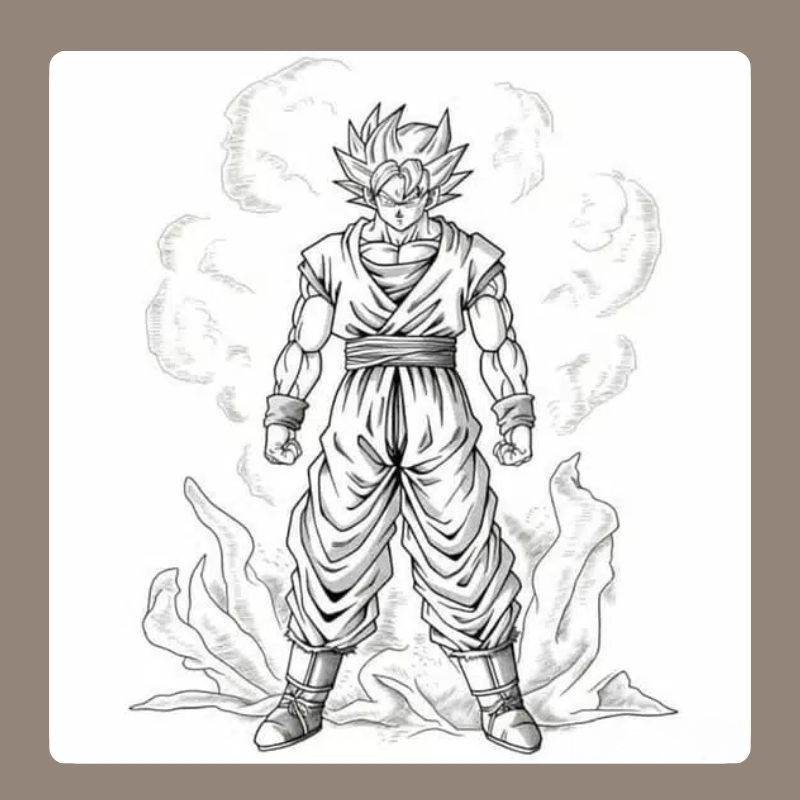songoku tô màu 15