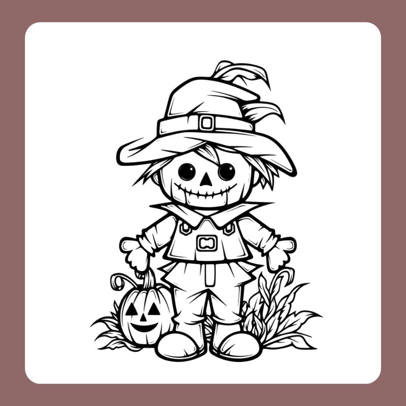 tô màu bí ngô halloween (26)