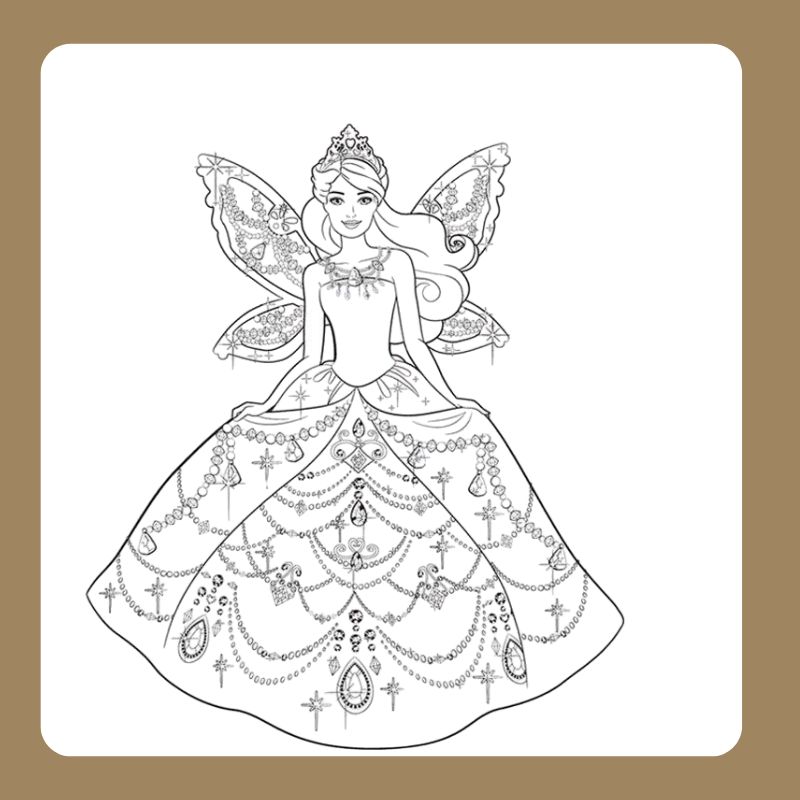 tô màu búp bê barbie (17)