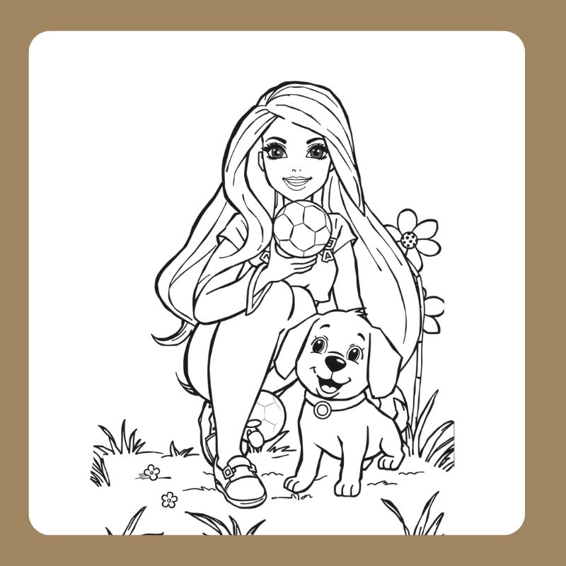 tô màu búp bê barbie (2)