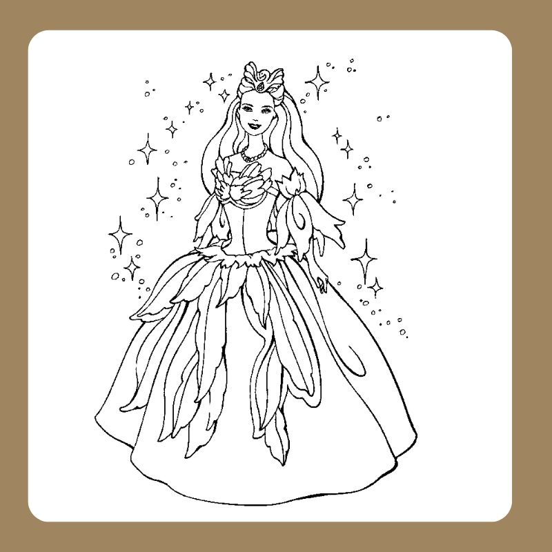 tô màu búp bê barbie (21)