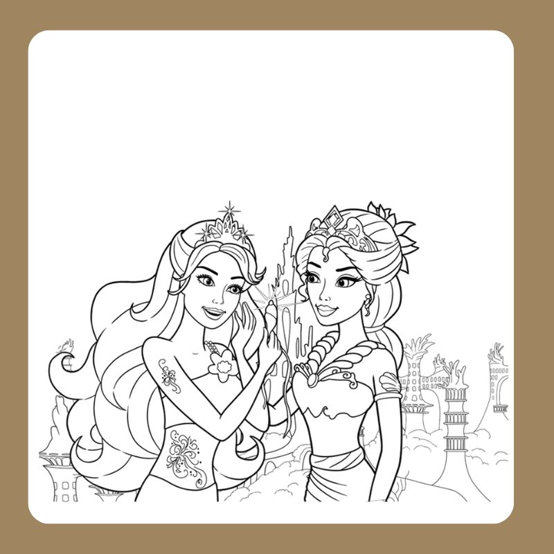 tô màu búp bê barbie (24)