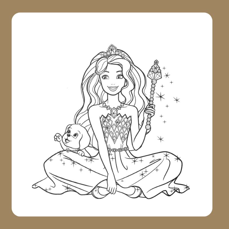 tô màu búp bê barbie (26)