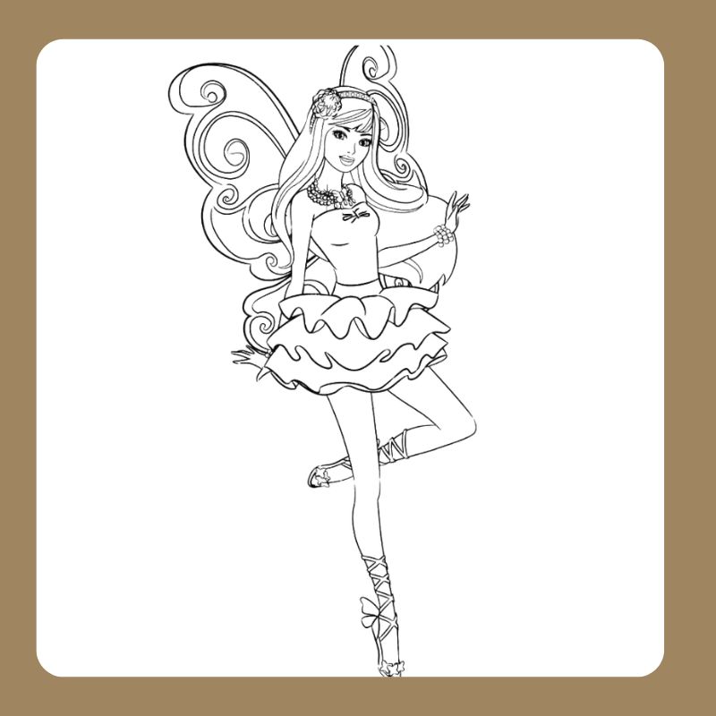 tô màu búp bê barbie (5)