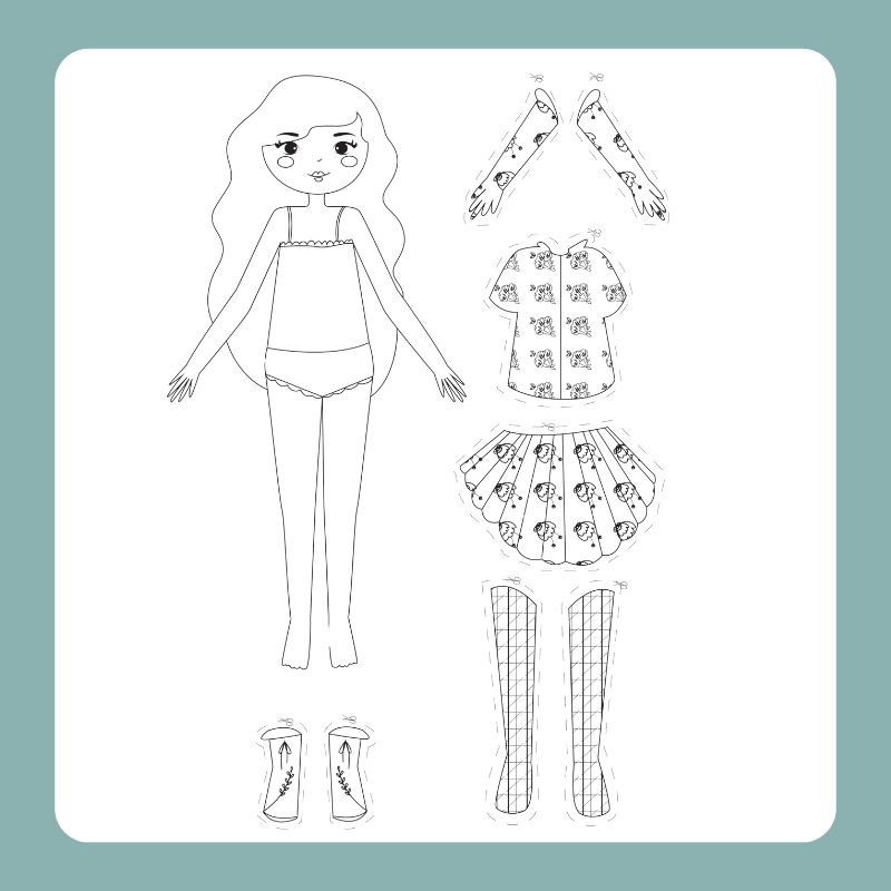 tô màu búp bê giấy (1)