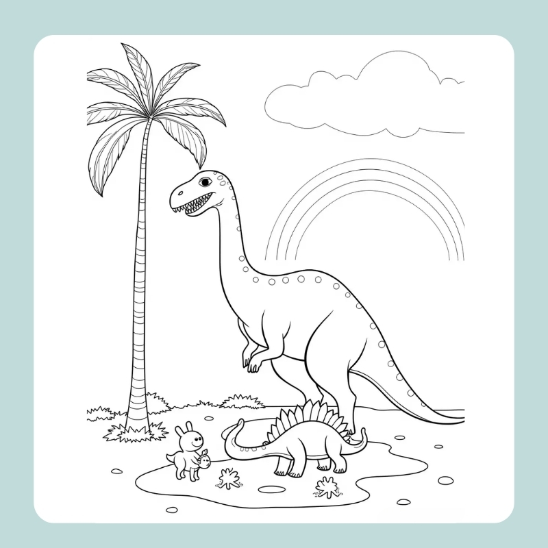 tô màu cầu vồng 19