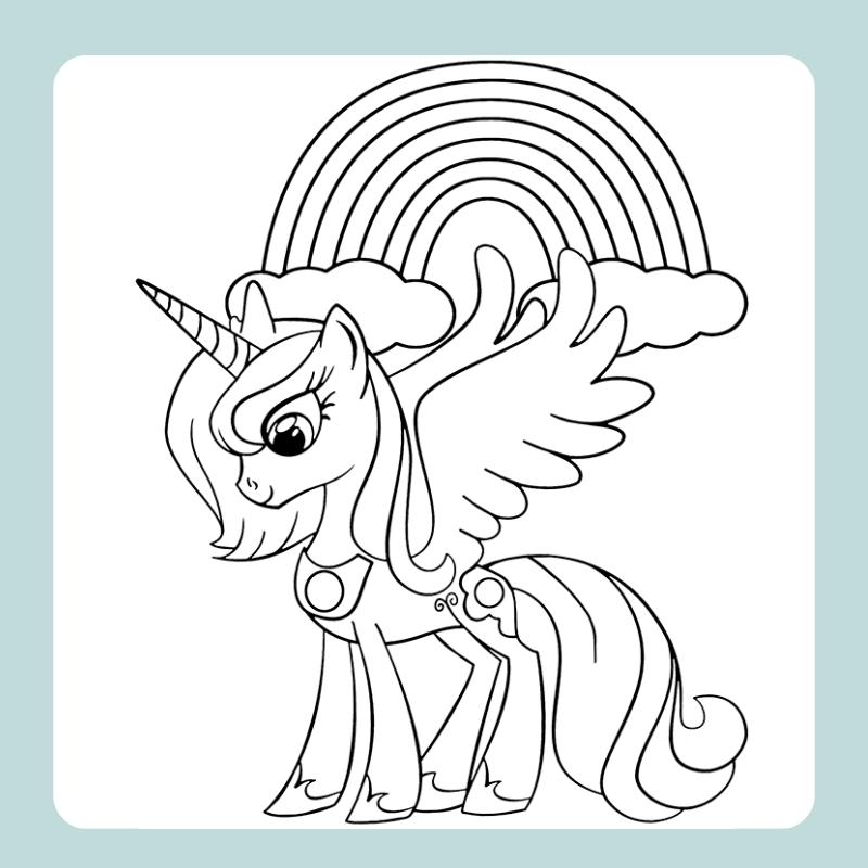 tô màu cầu vồng 20