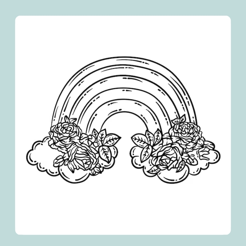 tô màu cầu vồng 22