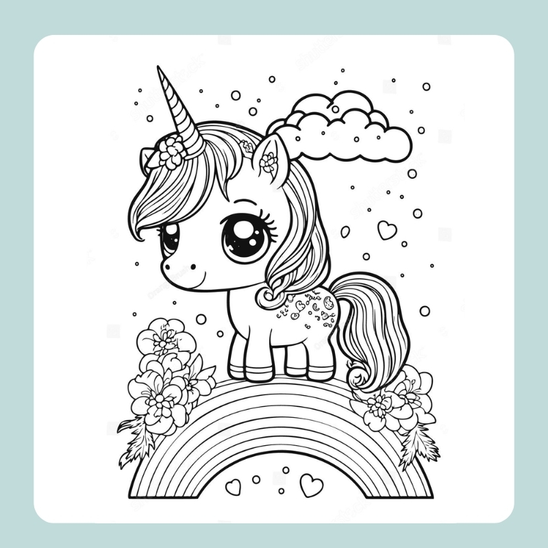 tô màu cầu vồng 6