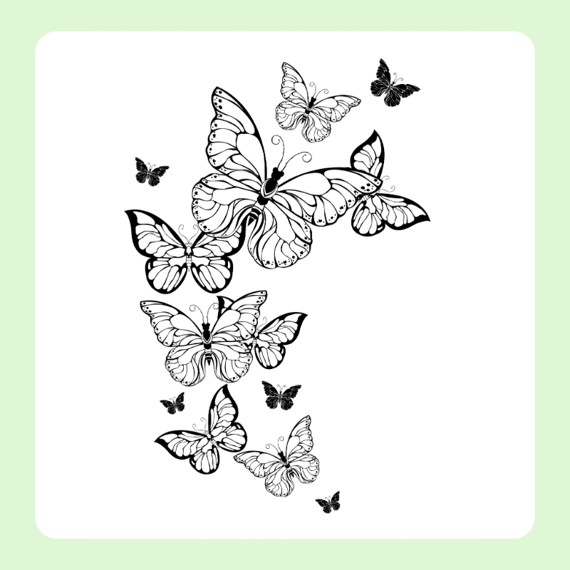 tô màu con bướm 13