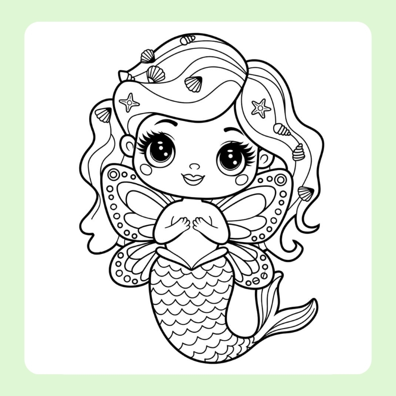 tô màu con bướm 4