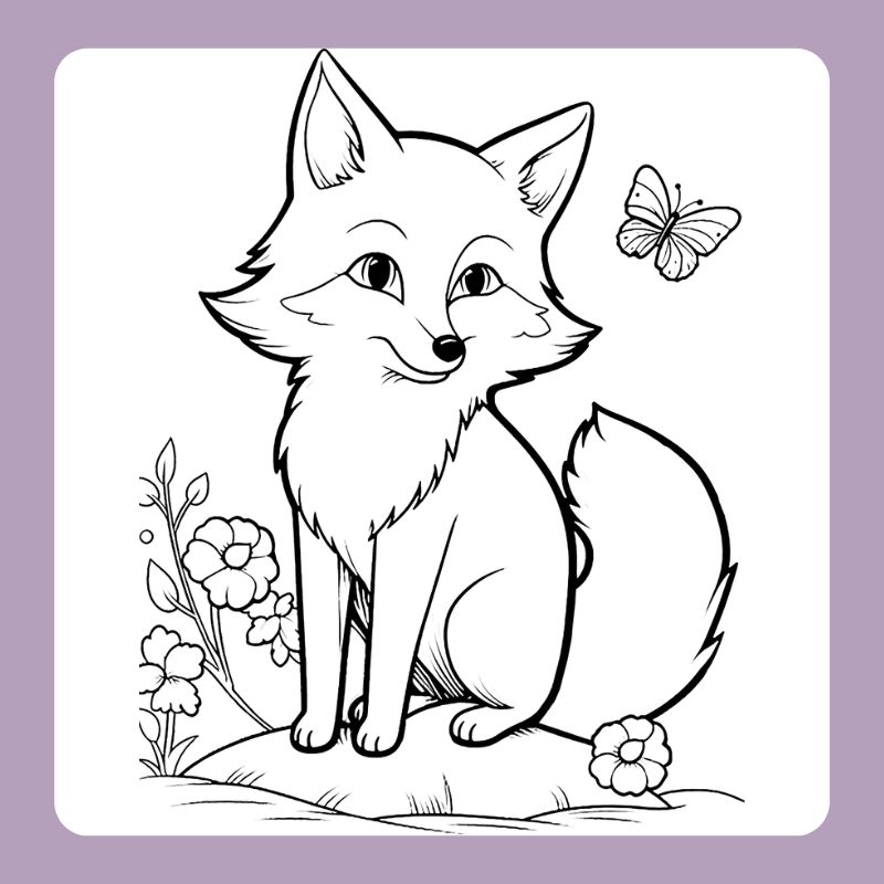 tô màu con cáo (10)