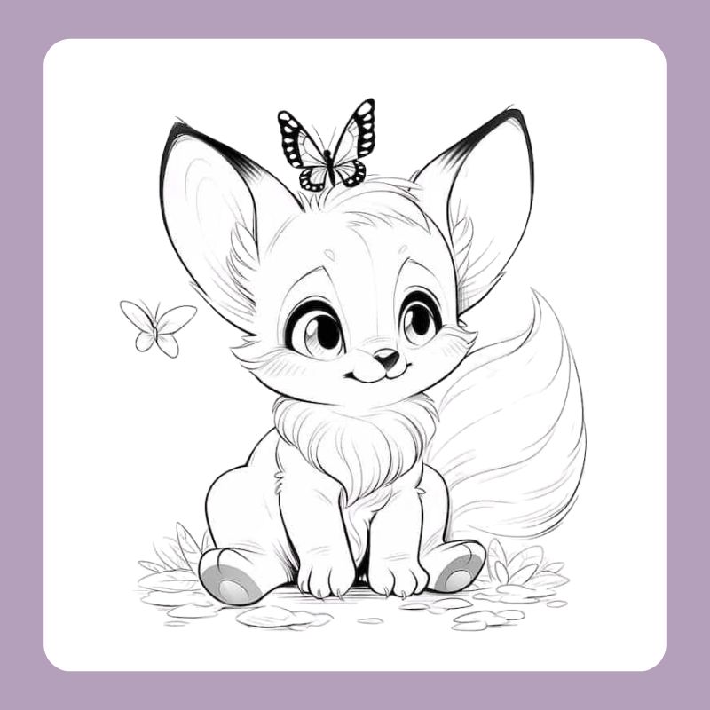 tô màu con cáo (2)