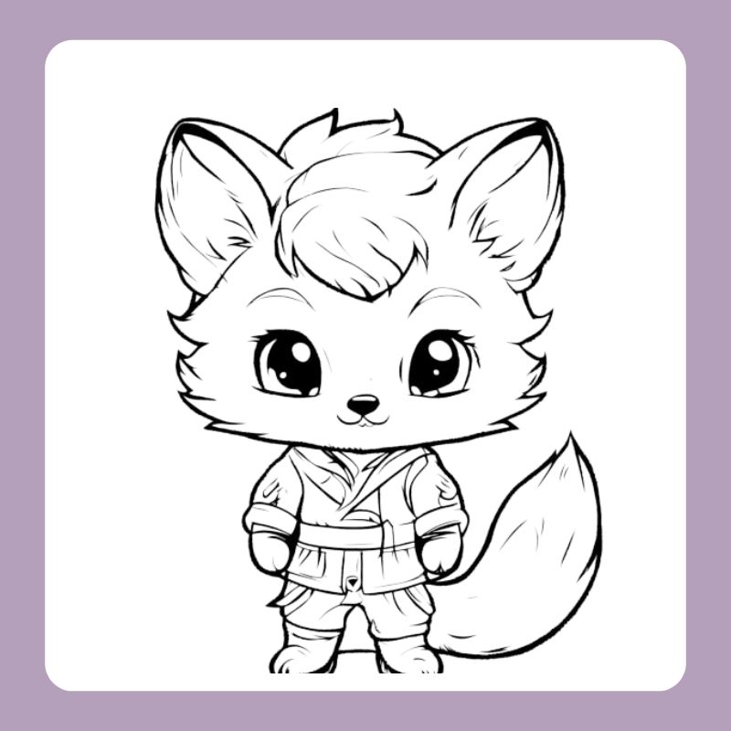 tô màu con cáo (25)