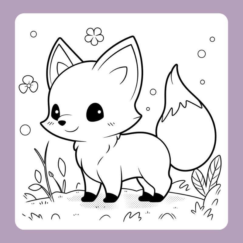 tô màu con cáo (7)