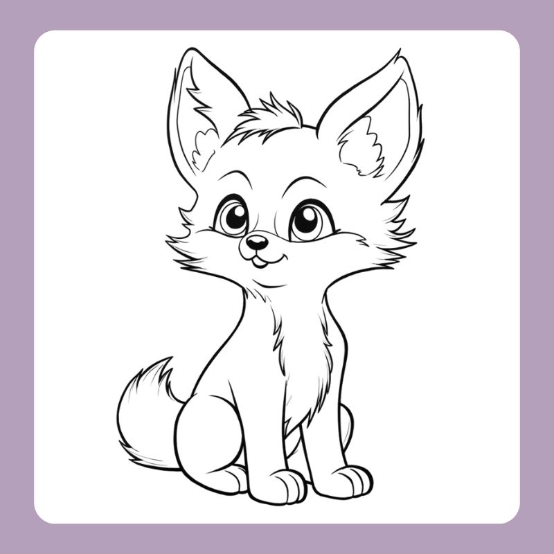 tô màu con cáo (8)