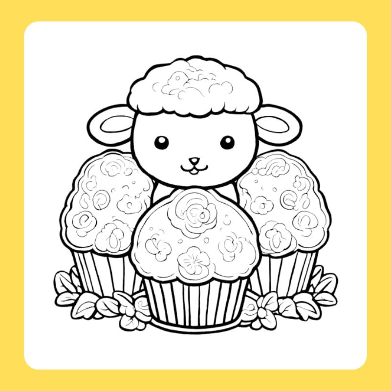 tô màu con cừu (20)