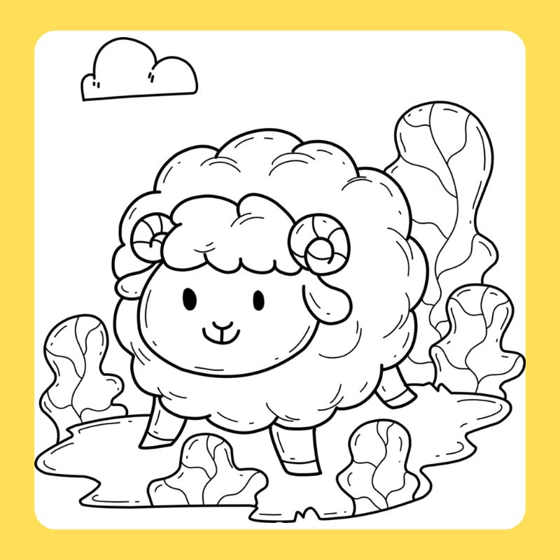 tô màu con cừu (24)