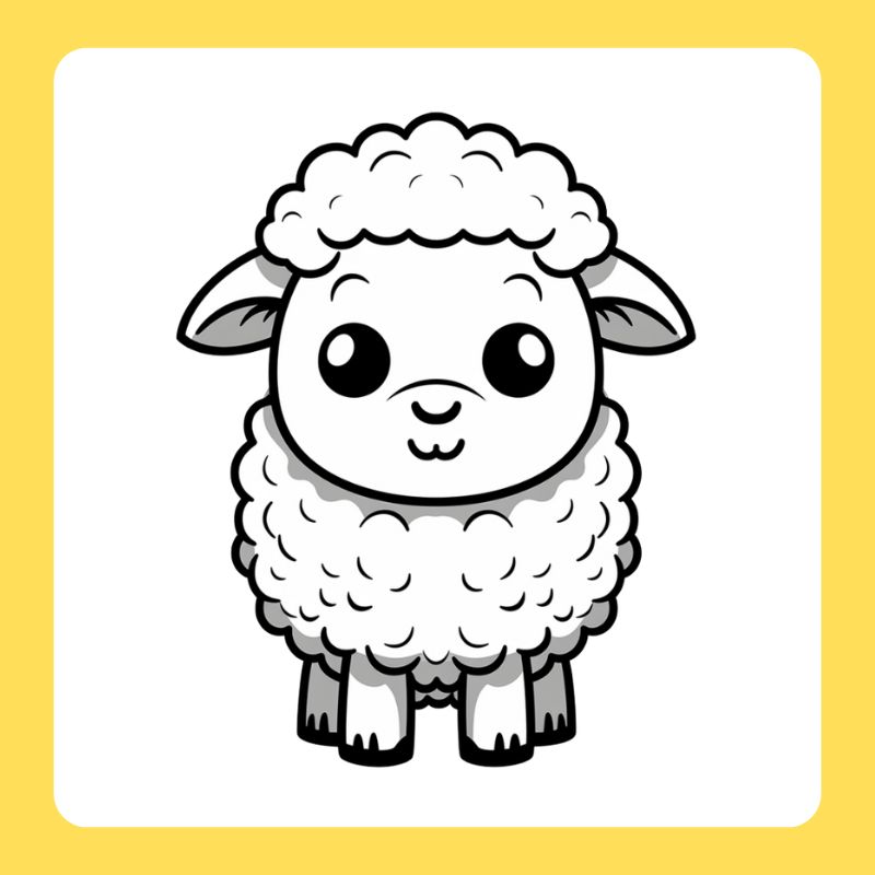 tô màu con cừu (5)