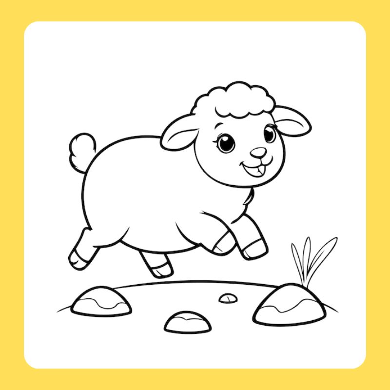 tô màu con cừu (6)