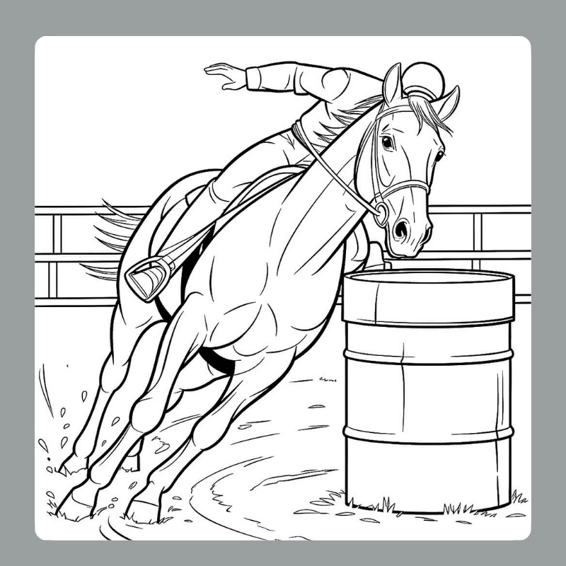 tô màu con ngựa 13