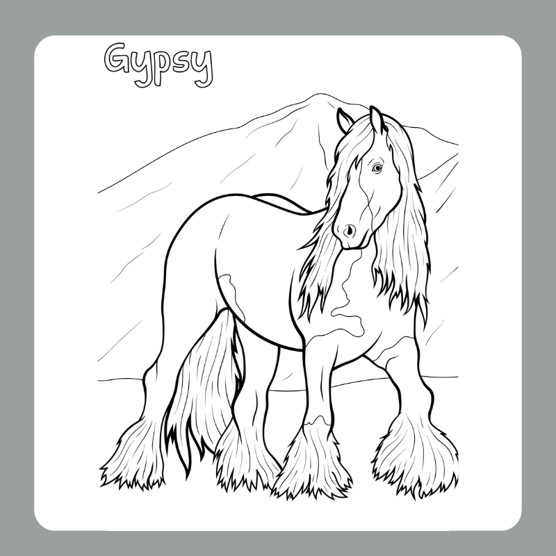 tô màu con ngựa 16