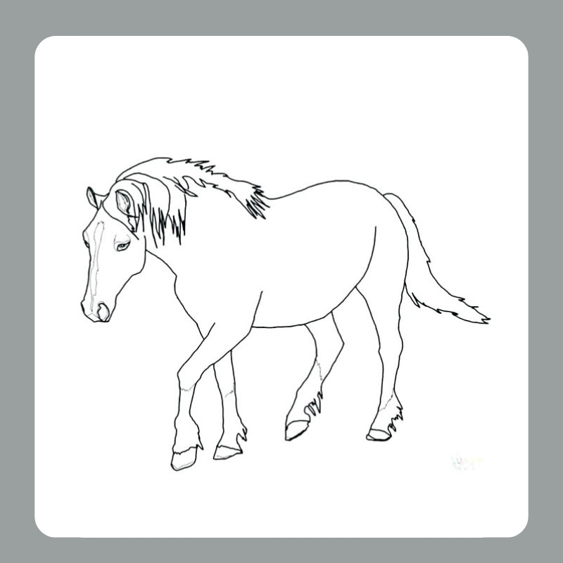 tô màu con ngựa 20
